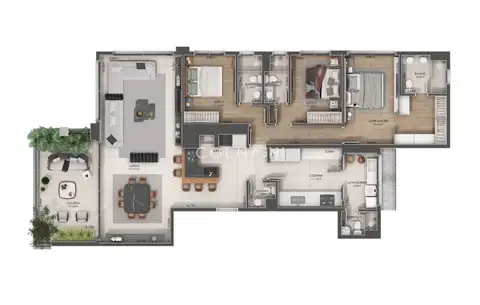 Apartamento · 3 dormitórios na Bela Vista — miniatura 2