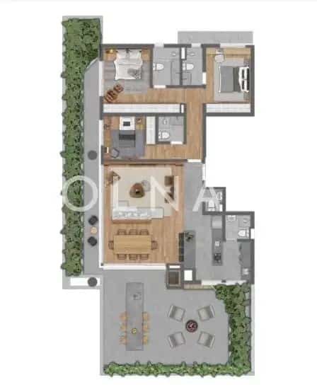 Apartamento Garden · 3 dormitórios em Petrópolis — miniatura 2