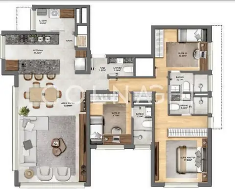 Apartamento · 3 dormitórios no Rio Branco — miniatura 3