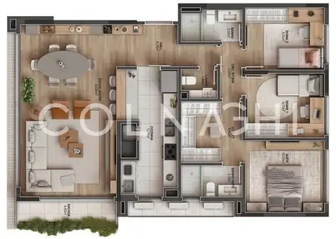 Apartamento · 3 dormitórios no Santa Cecília — miniatura 2