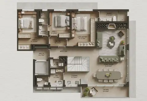Cobertura · 3 dormitórios em Petrópolis — miniatura 3