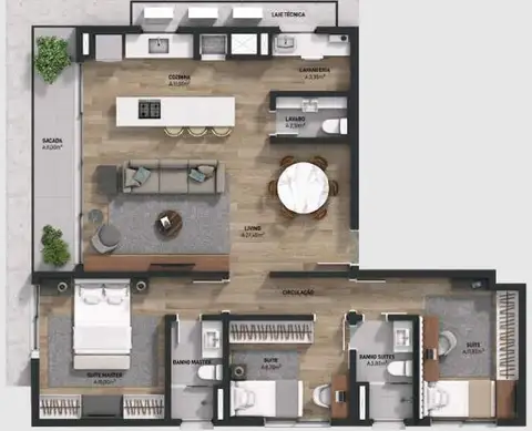 Apartamento · 3 dormitórios em Petrópolis — miniatura 15