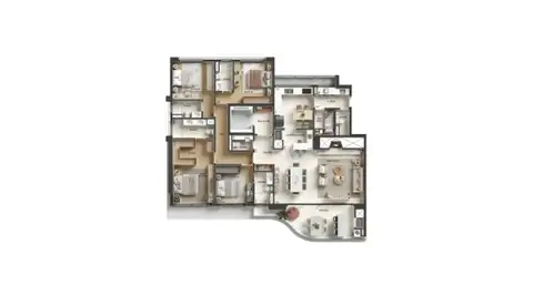 Apartamento · 4 dormitórios no Cristal — miniatura 2
