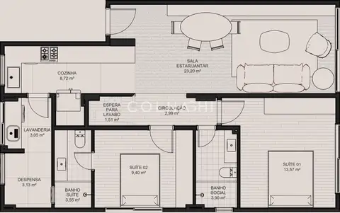 Apartamento · 2 dormitórios na Bela Vista — miniatura 7